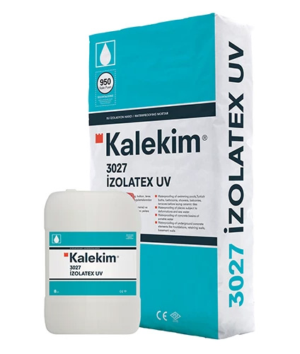 Стойкая к уф-излучению гидроизоляция 3027 İzolatex UV Белый порошок ,25 кг, Kalekim